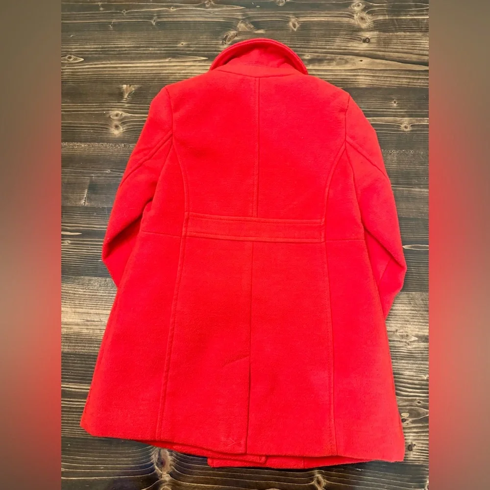 GAP Bright Red Girls Pea‎ Coat